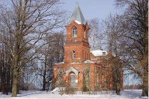 Rannu Apostoliska Ortodoxa Kyrka på vintern