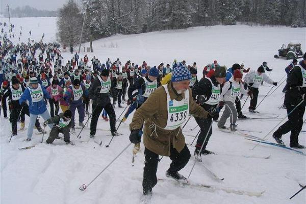Лыжная трасса Тартуского марафона