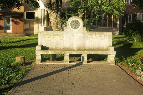 Tchaikovsky's Bench in Haapsalu