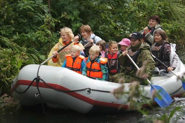 A summer rafting trip on the Võhandu River