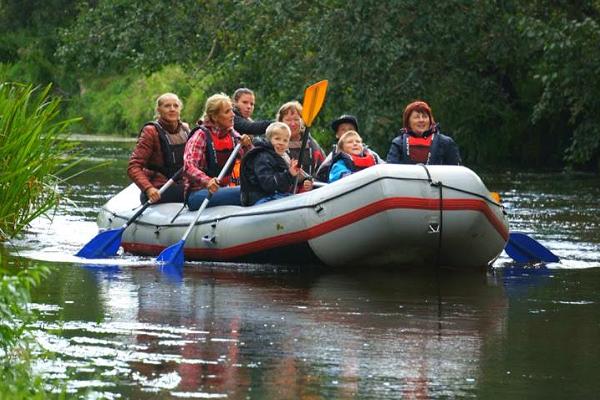 Fantastic rafting trip on the Ahja River