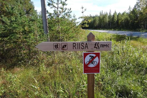 Riisa study trail in the Soomaa National Park