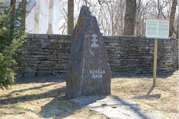 Memorial stone to Kongla Ann