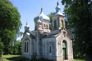 Die orthodoxe Heilige-Dreifaltigkeits-Kirche in Nõo (dt. Nüggen)