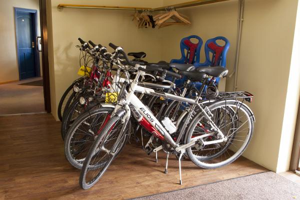 Fahrradverleih im Erholungszentrum Kassari