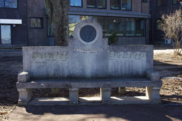 Tchaikovsky's Bench in Haapsalu