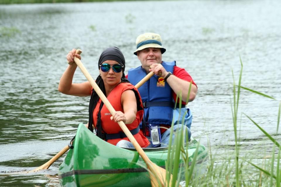 Paadilaenutus Taagepera puhkepiirkonnas, Õhne jõel - pilt