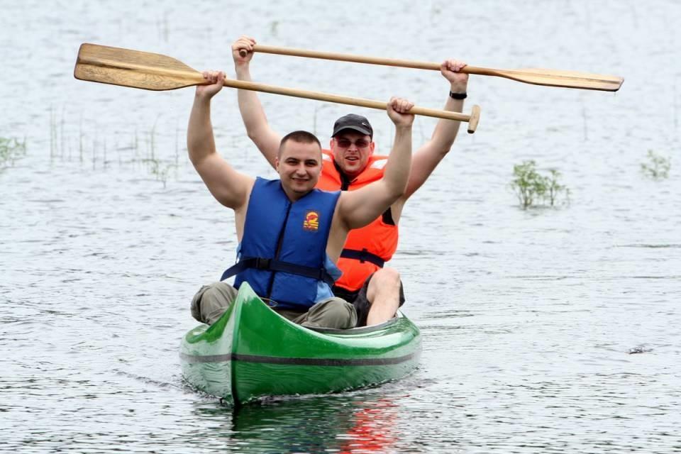 Canoeing on the Elva River - pilt