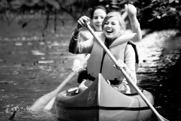 Canoe trip along the River Õhne in Mulgi County