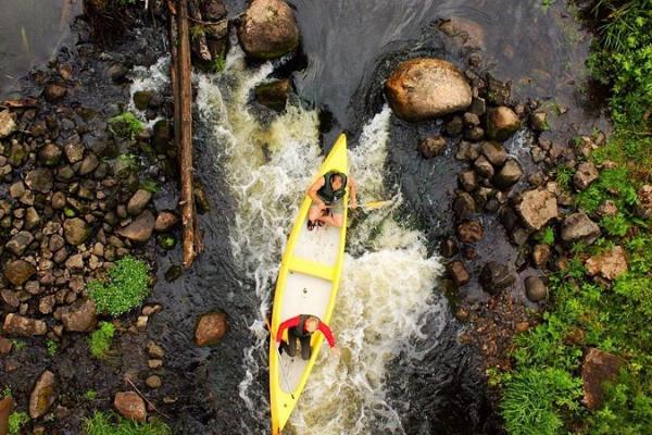 Kanutouren in Taevaskoda auf dem Fluss Ahja