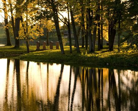 Tarton kaupungin virtuaalikierros: Kaarisilta ja Emajoki, vehreys, joki