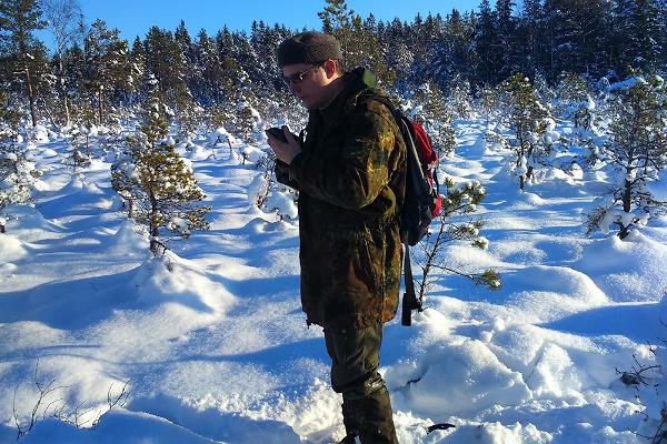 Schneeschuhwandern im Moor Linnuraba