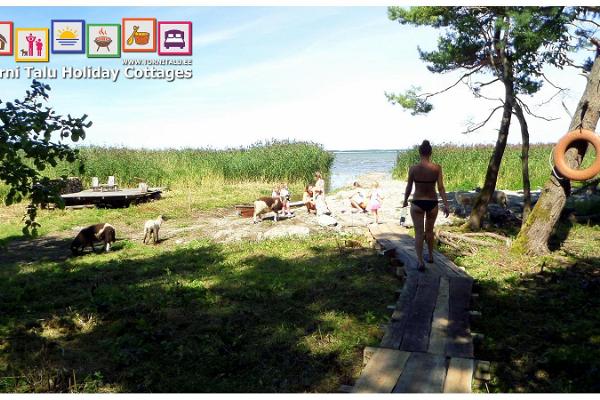 Torni Talu Cottages, sea-side barbecue and camping site
