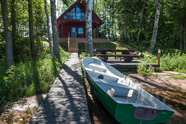 Семейный домик для кемпинга Erna на озере Каруярв