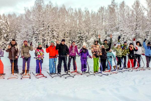 Sportland Kõrvemaa Matka- ja Suusakeskuse tõukekelgumatkad Kõrvemaal