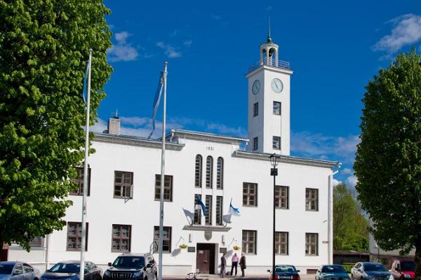 Das Rathaus von Viljandi