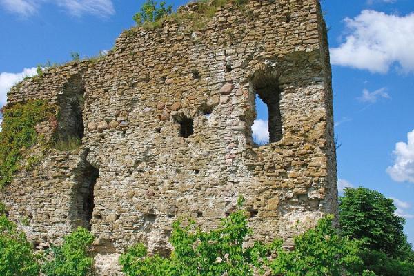 Die Ruinen der Ordensburg von Vasknarva