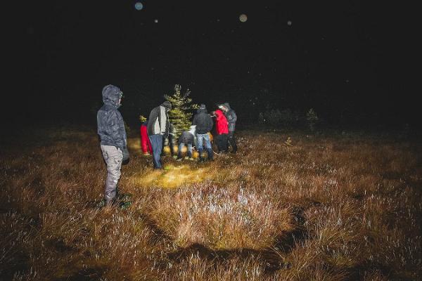 Moorschuhwanderungen im Hochmoor Meenikunno in Südestland