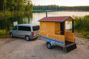 Saunatrip (Bastutrip) - uthyrning av husvagnsbastu och transport runt om i Estland