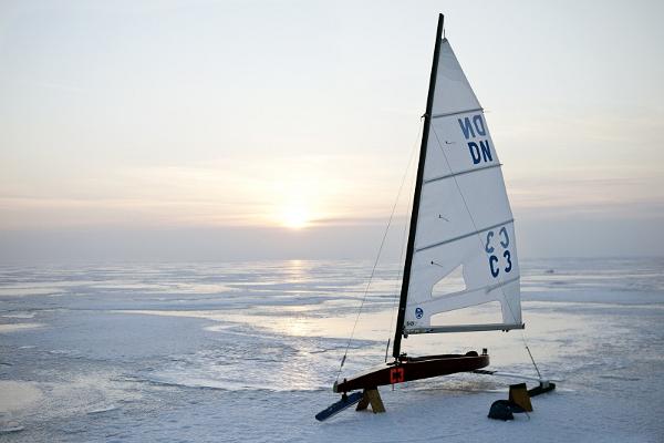 ice sailing, winter, visit Estonia