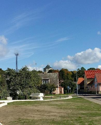 Musikträdgården i Paide som markerar Arvo Pärts födelseort