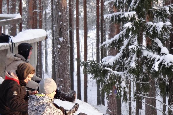 Sled hill at Jõulumäe