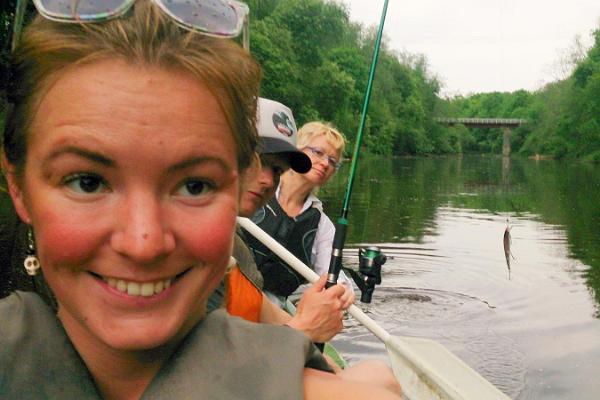 Kanuu.ee eintägige Kanutour auf dem Fluss Sauga