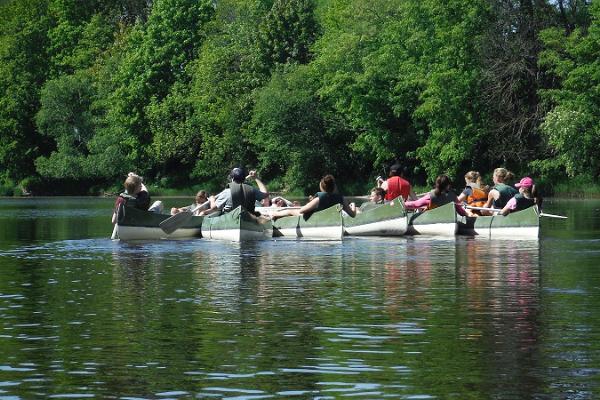 Kanuu.ee Kanutour oder Rafting auf dem Fluss Jägala + Zil Safari