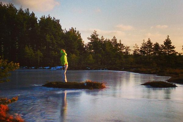 Kanuu.ee ZIL Safari und Skiwanderung im Moor Koitjärve