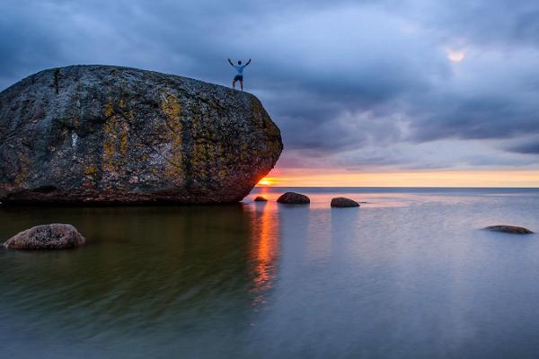 Boulders Tagaküla Suurkivi and Ehalkivi