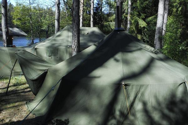 Kanuu.ee forest camp for a group
