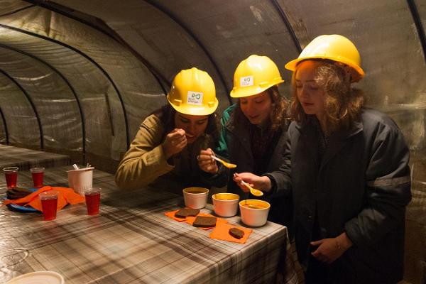 Подземный ресторан музея-шахты