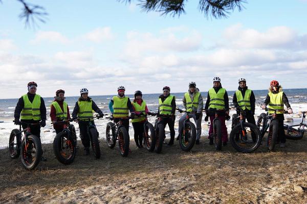 Fatbike-Radtour auf die Steilküste Türisalu