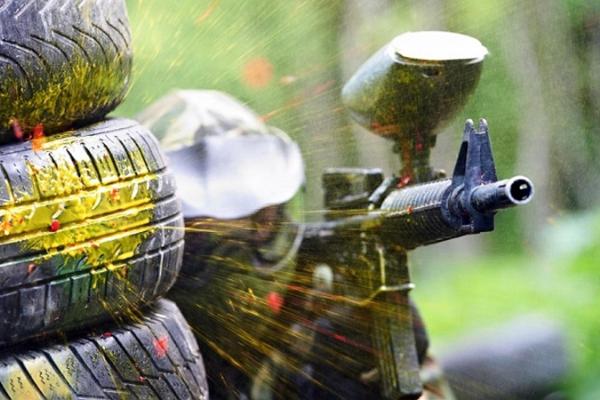 Paintball slag i Pidula