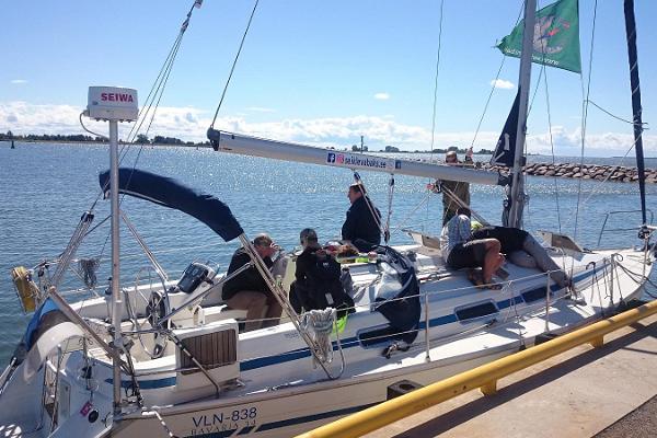 Sailing to Kihnu island with Seikle Vabaks