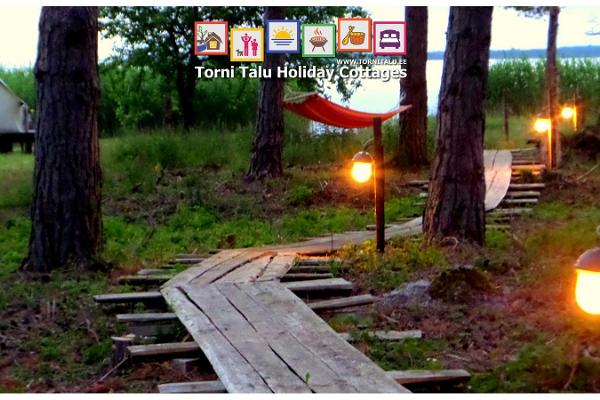 Torni Talu Cottages, sea-side barbecue and camping site