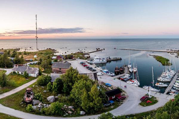 Hafen Kelnase auf der Insel Prangli