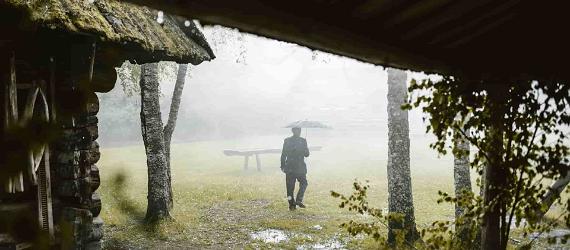 Rainy weather in Estonia 