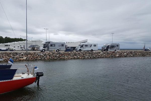 Caravan park in Kärdla Harbour