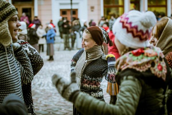 Winterlicher Tanztag in Tartu