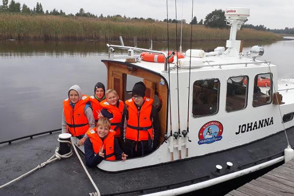 Ferry trip in Pärnu with the historic packet boat Johanna 