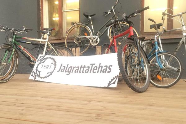 Cykeluthyrning i Tartu Eksperimentaalne Jalgrattatehas (Tartus Experimentella Cykelfabrik)