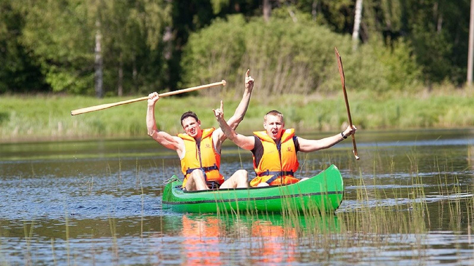 Paadilaenutus Taagepera puhkepiirkonnas, Õhne jõel - pilt