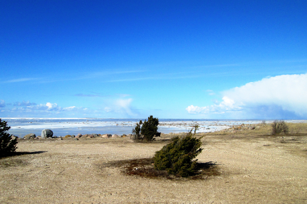 Suarõ ninä – Strand und alte Anlegestelle 