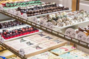 Шоколадный магазин "Kalev" в Пярну