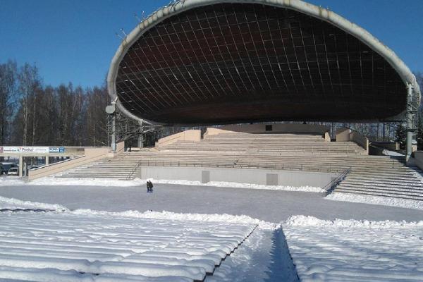 Skating rink in Tähtvere Park