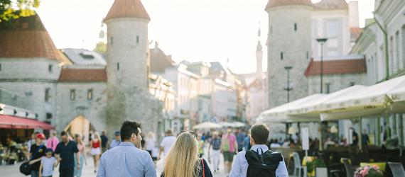Spaziergang durch die Altstadt von Tallinn