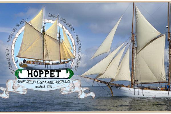 Historialliset seikkailut purjealus Hoppetilla