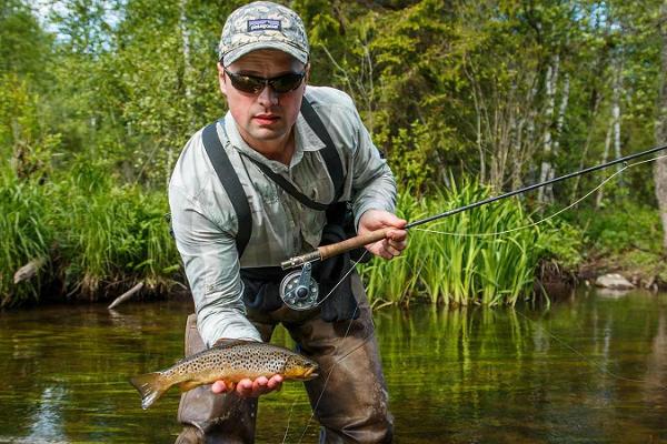 Fly fishing on the best trout rivers in Estonia