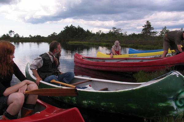 Viruna Farm - canoeing on bog lakes